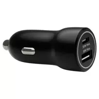 Automobilinis kroviklis d bramante re-charge USB-C 30W + USB-A 18W, 12–24V, juodas