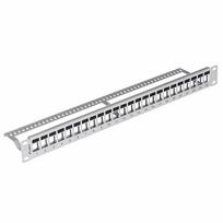 LANBERG PPKS-1024-S Lanberg keystone Patch Panel 19, 24 prievadų 1U, pilka
