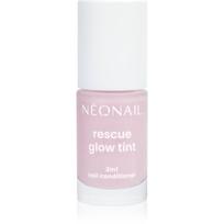 NEONAIL Rescue Glow Tint 3in1 Nail Conditioner maitinamasis nagų lakas atspalvis Glitter Violet 7.2 ml