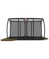BERG Ultim Champion FlatGround 410 pilka + apsauginis tinklas DLX XL