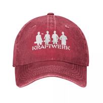 Kraftwerk Unisex Kepuraitė Su Snapeliu Moterims Klasikinės Muzikos Grupės Laisvalaikio Trucker Tėčio Kepuraitė Didmeninė Prekyba Dizainerio Lauko Sporto Snapback Kepuraitė One Size pink