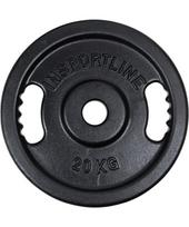 Ketaus olimpinis svorio diskas inSPORTline Castblack OL, 20 kg