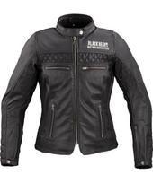 Moteriška odinė motociklininkų striukė W-TEC Black Heart Raptura - Juoda