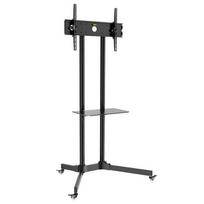 Techly TV Cart for LCD LED TVs 30-65, with shelf