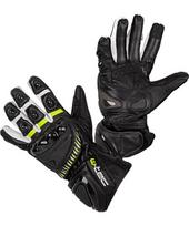 Motociklininkų pirštinės W-TEC Evolation - Juoda-balta-fluo