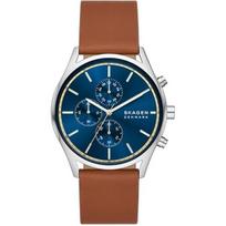 Išmanusis laikrodis Vyrų laikrodis SKAGEN SKW6916 - Rudas odinis - Skersmuo 42mm - Atsparus vandeniui 3 ATM