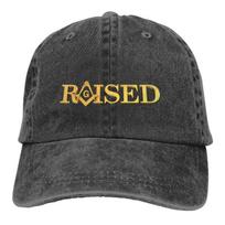 Design Baseball Cap Men Cowboy Hats Women Visor Protection Snapback Freemason Gold Square Compass Caps Adjustable abrikosas