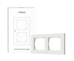 AQARA Switch Frame H2 EU (2-gang) White