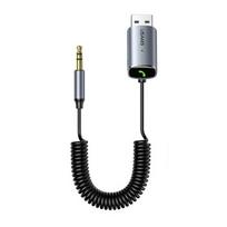 USAMS Bluetooth 5.0 USB-AUX Audio Adapter grey/iron grey SJ504JSQ01 (US-SJ504)