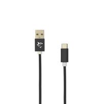 White Shark ADDER USB to Type-C Cable, Male to Male, 2m