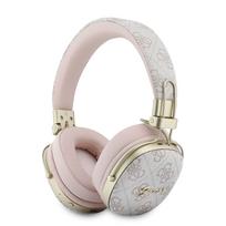 Wireless headphones Guess ENC Metal 4G Script Logo pink