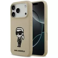 Karl Lagerfeld Karl Sketch  AND  Logo phone case with MagSafe support for iPhone 17 Pro brown
