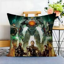 Movie P-Pacific Rims Pillow Covers Cartoon Sofa Decorative Home Double-sided Printing Short Plush Cute Cushion Cover 12x12Inch