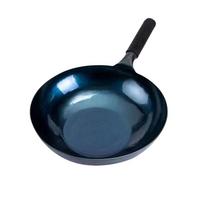 Handmade Non-Stick Zhangqiu Wok - Iron, No Coating, Fish Scale Design