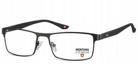MONTANA MM611D metaliniai korekciniai akiniai, juodi