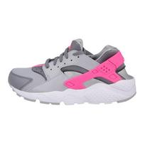 Nike Huarache Run GS Hyper Pink Kids Sneakers Grey Wolf-Grey Hyper-Pink-White 654280-006 36 white