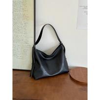 Lazy Style Soft Leather Single-shoulder Bag, Large-capacity Tote Bag, Fashionable and Retro Commuter Crossbody Bag juoda