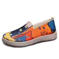 Shoes women's summer shoes casual shoes large size foreign trade women's shoes color matching cloth shoes one pedal single shoes 36