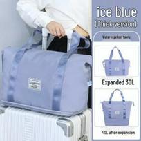 Expandable Outdoor Sports Travel Duffel Bag mėlyna