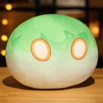 10cm Genshin Slime pliušinis pakabukas žaislai Genshin Impact kimštas pagalvėlė mielas anime žaidimas Originalus Dievas Cosplay Gerbėjams vaikui dovanai 10cm white