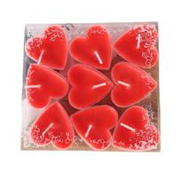9 Christmas Tealights With Heat Safe Holders Tealight Candle For Safe Use On Mantels Tables And Windowsills raudona