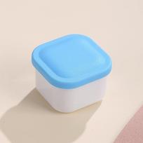 1 vnt. Mini plastikinis padažų buteliukas Prieskonių dėžutė Salotų padažo indai Lauko kepsninei Bento pietų dėžutės priedai šviesiai mėlyna spalva