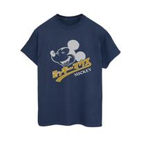 Disney Womens/Ladies Mickey Mouse Japanese Cotton Boyfriend T-Shirt XXL