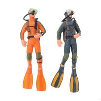 Nardytojų figūrėlės Papuošalai Kraštovaizdžio formavimo „Pasidaryk pats“ Akvariumo dekoracijos Darbalaukio masteliniai modeliai 2 Diver Figurines