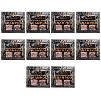 10Pcs 5Mins Blackening Beard Shampoo Dye Beard Into Black Herb Natural Faster Blackening Beard Colo