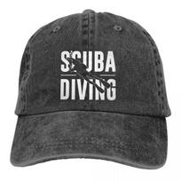 Summer Cap Sun Visor Apparel With A Suba Diver Hip Hop Caps Dive Scuba Diving Cowboy Hat Peaked Trucker Dad Hats Adjustable fluorescencinė geltona spalva