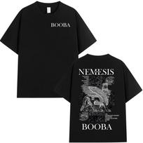 Rap Artist Booba Nero Nemesis Album Graphic T-shirt for Men Women Hip-hop Fashion 2026 Summer Print Pure Cotton T-shirt S juoda