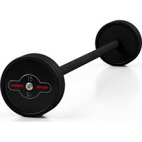 Gumuotas tiesus štangos grifas 15 kg, matinis juodas - Marbo Sport