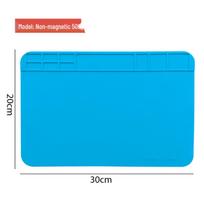 Heat-Resistant Magnetic Silicone Repair Mat for Electronics with Screw Holders and Soldering Stations