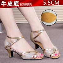 Women Hot Selling Ballet Tango/Ballroom/Latin Dance Shoes Heeled Salsa Professional Dancing Shoes for Girls Ladies 5.5cm 33