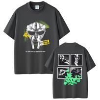 Raperis Mf Doom Madvillainy The Illest Villain Grafiniai Marškinėliai Vyrams Moterims Hip Hop Oversized Marškinėliai Vyriški Aukštos Kokybės Medvilniniai Marškinėliai S