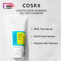 COSRX Low pH Good Morning Gel Cleanser 150ml, Gentle Cleansing, Low pH, Refreshing, Hydrating, Non-Drying, K-Beauty, Korean Makeup 150ml/5.07fl.oz white