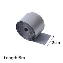 5M Heat Transfer Reflective Tape DIY Washable Warning Strip Stickers Reflective Heat Transfer Film