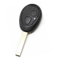 Automobilio 2 mygtukų nuotolinio valdymo pultelio dangtelio dėklas tuščias, skirtas Rover 75 MG ZT juoda
