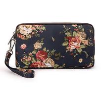 Women's Long Oxford Coin Purse Clutch: Simple Single Zipper, Large Capacity Phone and Handbag