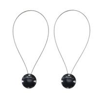 2pcs Heavy-Duty Magnetic Curtain Tie Backs for Curtains & Sheers Decorative Metal Magnetic Holders, for Living Room & Bedroom, Magnetic Clips juoda