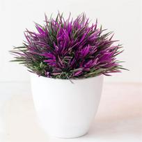Dirbtinė gėlė Bonsai Imitacinis augalas Dekoracija Gėlių rutulys Žolės rutulys Vazonas Namų dekoracija Maža dekoracija raudona