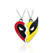 2 vnt. Deadpool Herojų Karoliai Geriausio Draugo Karoliai Dovanos Vyrams ir Moterims black