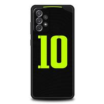 Futbolo numerio silikoninis dėklas, skirtas Samsung Galaxy A32 A52 A14 A13 A22 A72 A51 A71 A41 A11 A31 A21S 5G, prabangus telefono dėklas Samsung A41 yellow