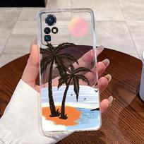 For Infinix Zero X Neo X6810 Phone Case Aesthetic Fashion Cute Cat Transparent Silicone Casing For Infinix Zero X Neo Back Cover Infinix Zero X Neo