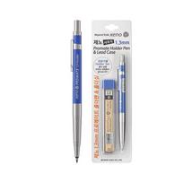 „Xeno Promate Lead Holder Pen“ mechaninis pieštukas ir B dėklo rinkinys, 1,3 mm, 2,0 mm Blue