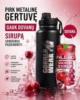 Insulated Stainless Steel Water Bottle 1000ML + Syrup