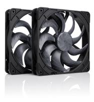 Noctua Noctua NF-A14x25 G2 PWM Sx2-PP chromax.black fan, 140 mm, 2-pack (NF-A14X25 G2PWM SX2 CHBK)