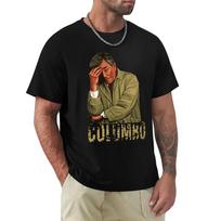 Columbo Retro Peter Falk marškinėliai Harajuku trumpomis rankovėmis marškinėliai 100% medvilnė, grafiniai marškinėliai. S