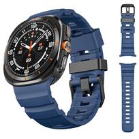 Silikoninė Trail Loop apyrankė Samsung Galaxy Watch Ultra 2025 47mm sportinei apyrankei Galaxy Watch 8 Ultra 47mm apyrankei Watch Ultra 47mm mėlyna