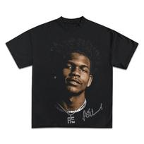 Anthony Edwards Dėžutės formos Vintažiniai marškinėliai Krepšinio T-shirt Streetwear Y2K 4XL brown